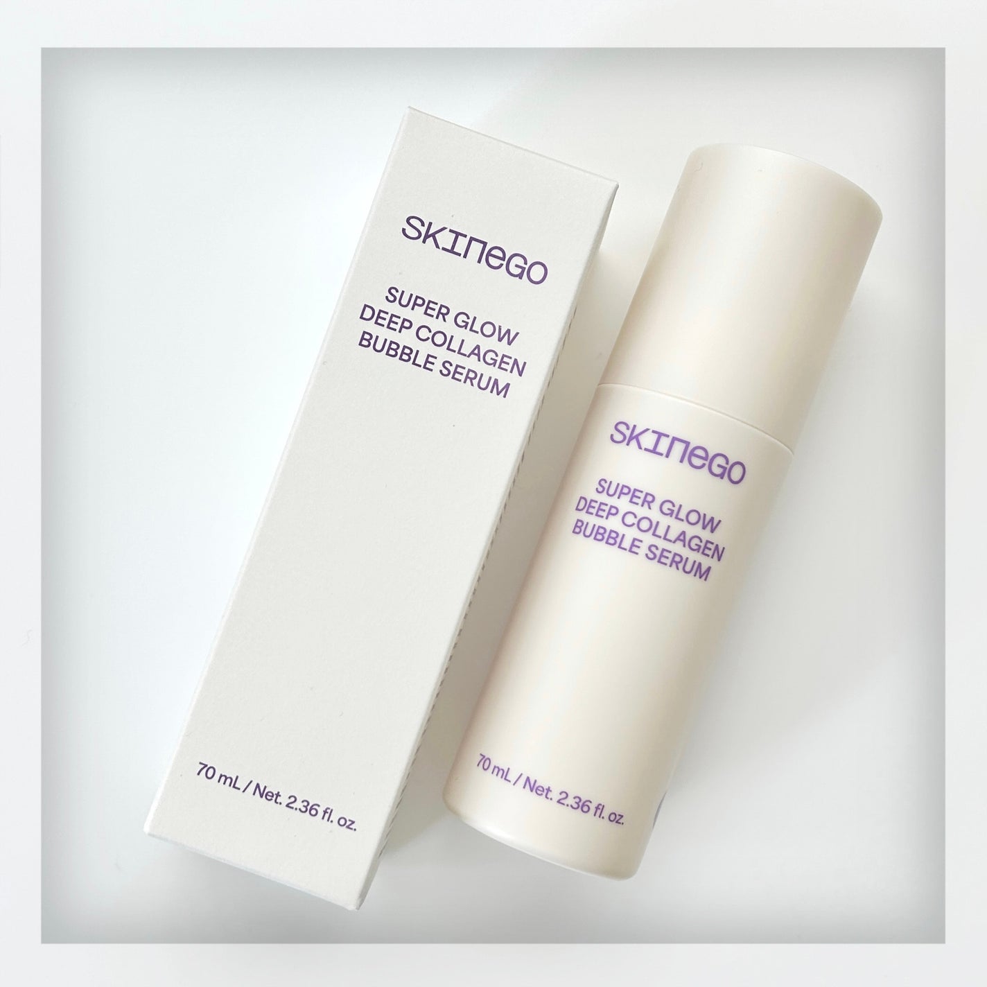 SUPER GLOW DEEP COLLAGEN BUBBLE SERUM/SKINEGO/美容液を使ったクチコミ(2枚目)