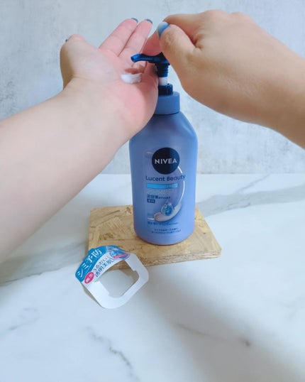 【医薬部外品】ニベア ルーセントビューティ シルクブライトニング ブライトニング美容液ボディミルク/ニベア/ボディミルクを使ったクチコミ(2枚目)