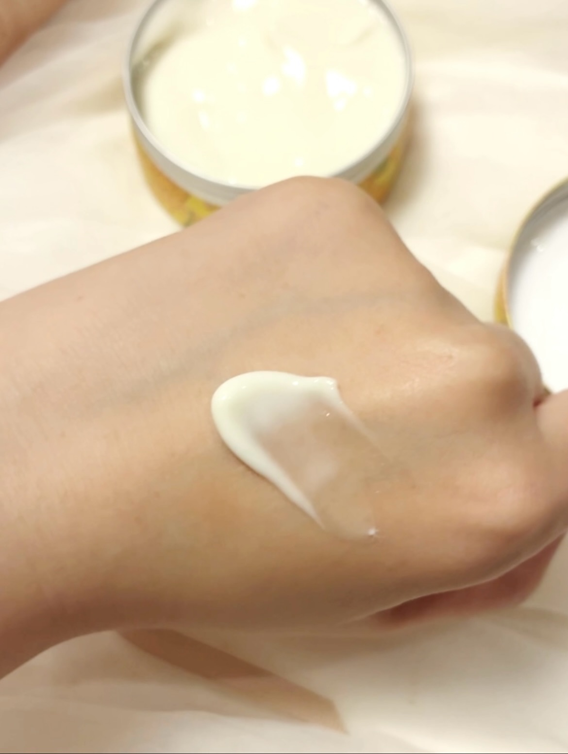 スチームクリーム キンモクセイ＆茶/STEAMCREAM/ボディクリームを使ったクチコミ（3枚目）