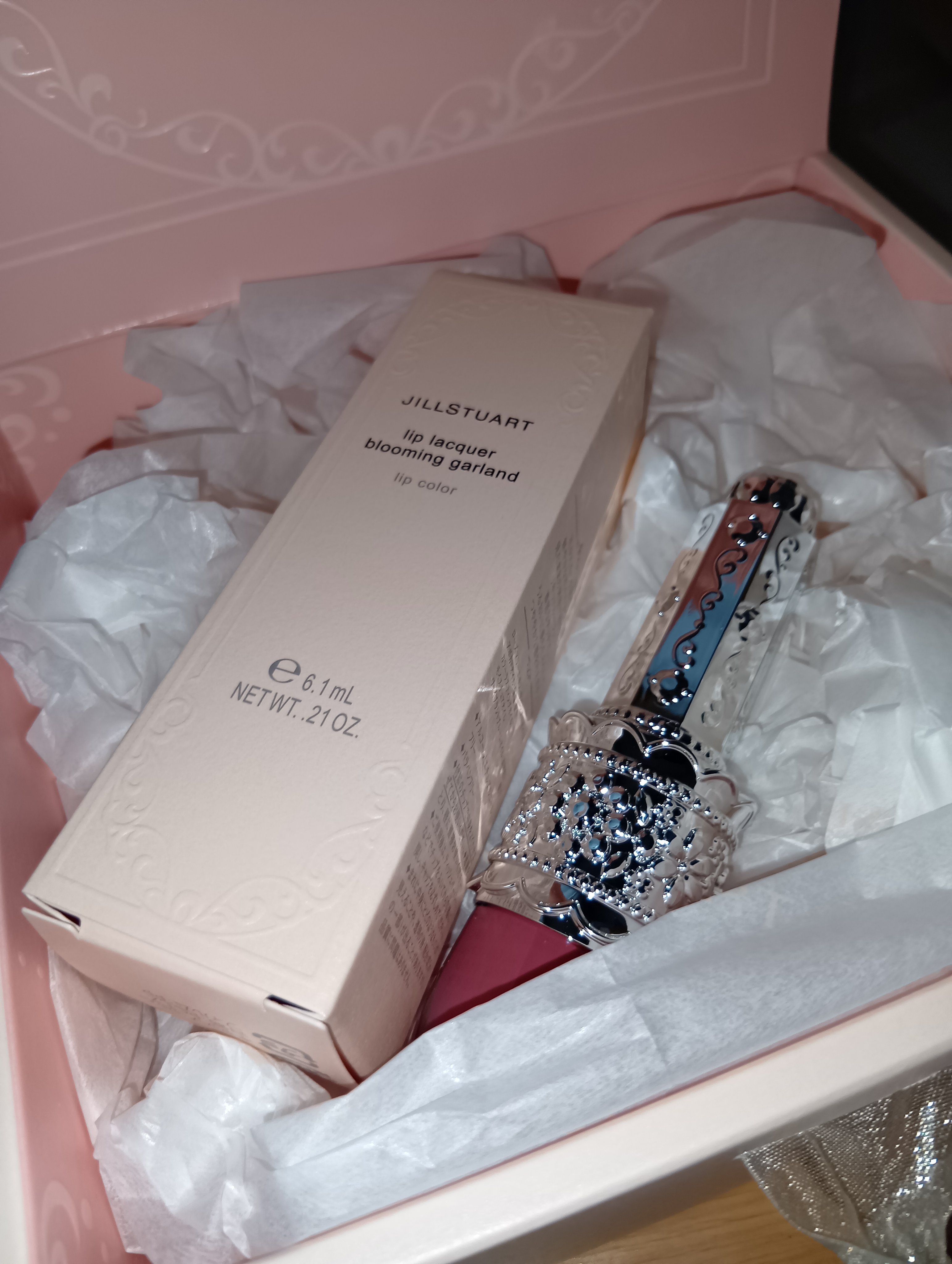 リップラッカー　ブルーミングガーランド 05 lilac twinkle tears/JILL STUART/口紅を使ったクチコミ（1枚目）