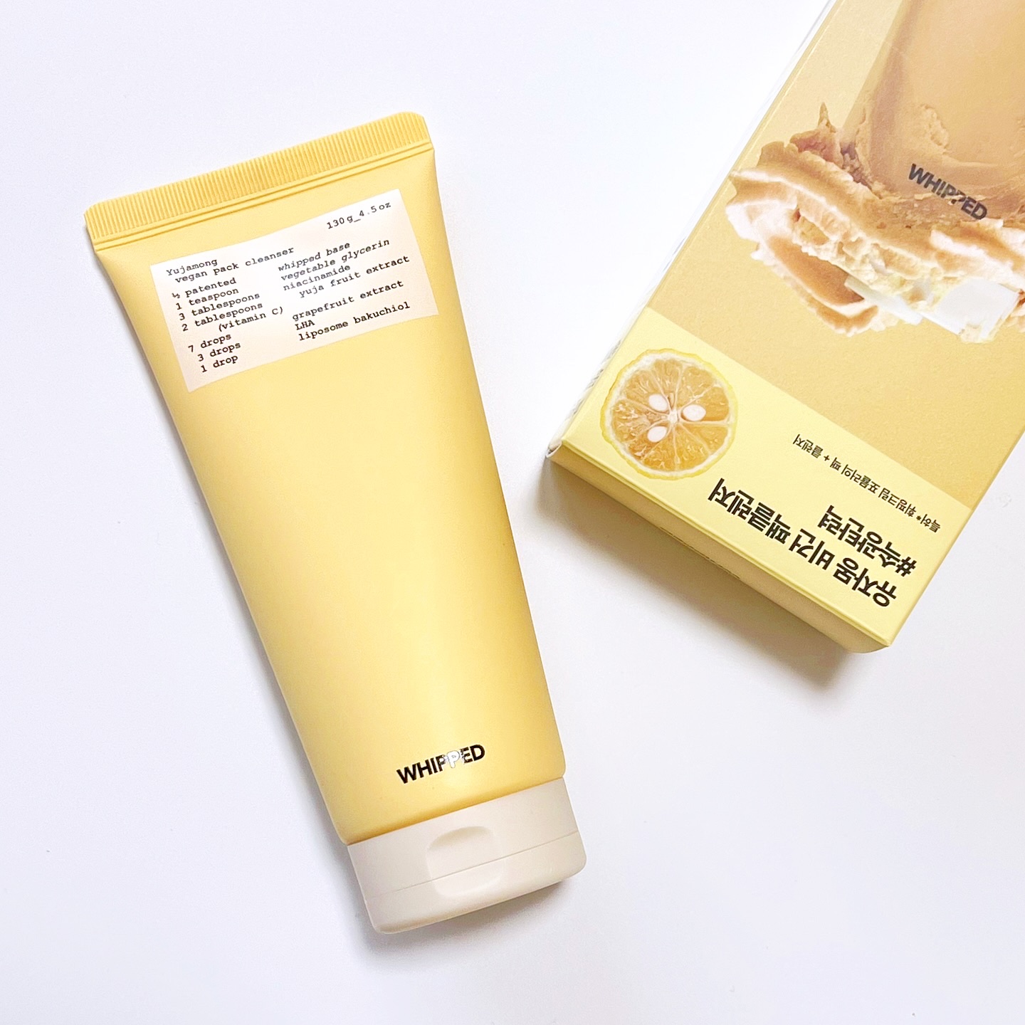 ヴィーガンパッククレンザーチューブ/WHIPPED/洗顔フォームを使ったクチコミ（1枚目）