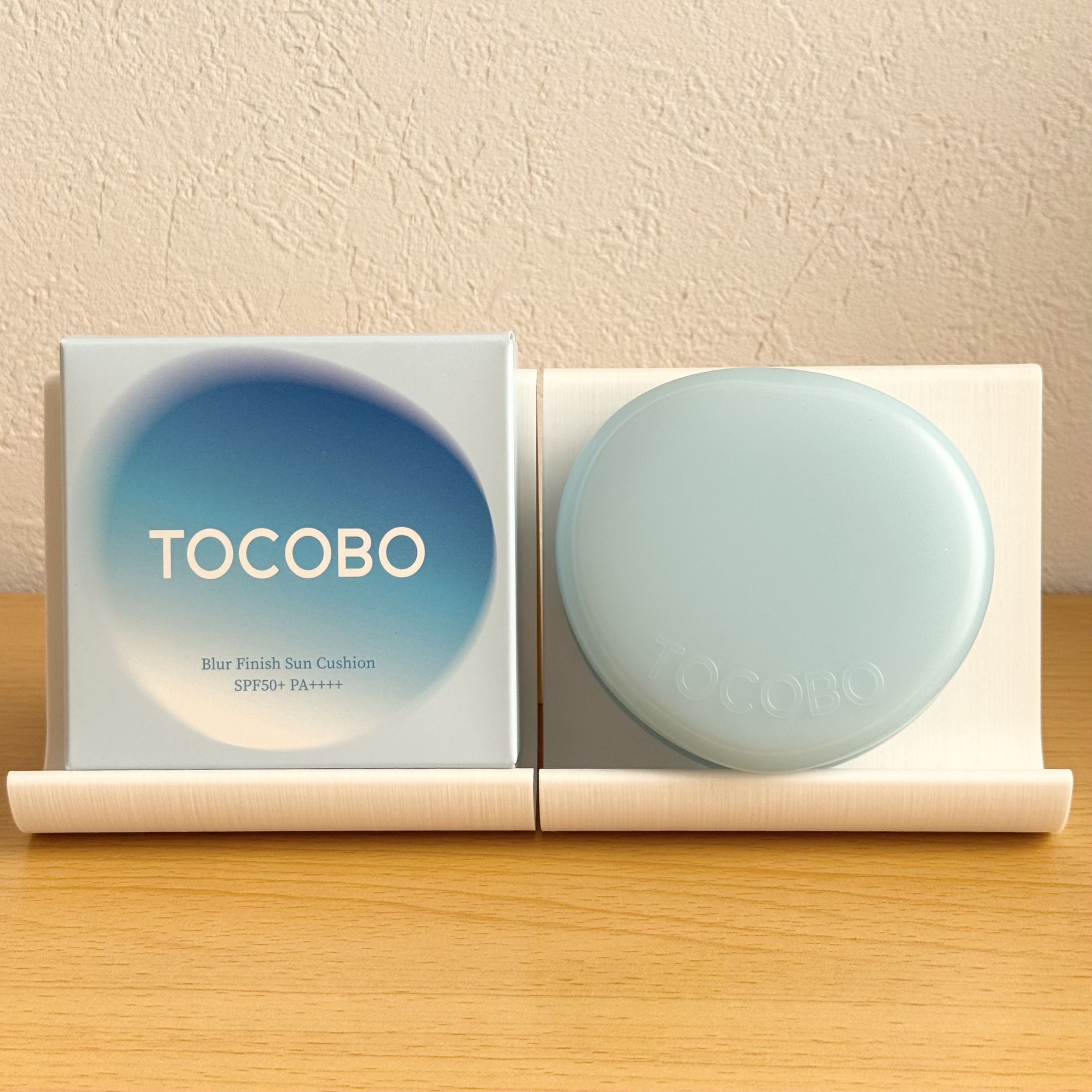 ブラーフィニッシュサンクッション/TOCOBO/日焼け止めパウダーを使ったクチコミ（1枚目）