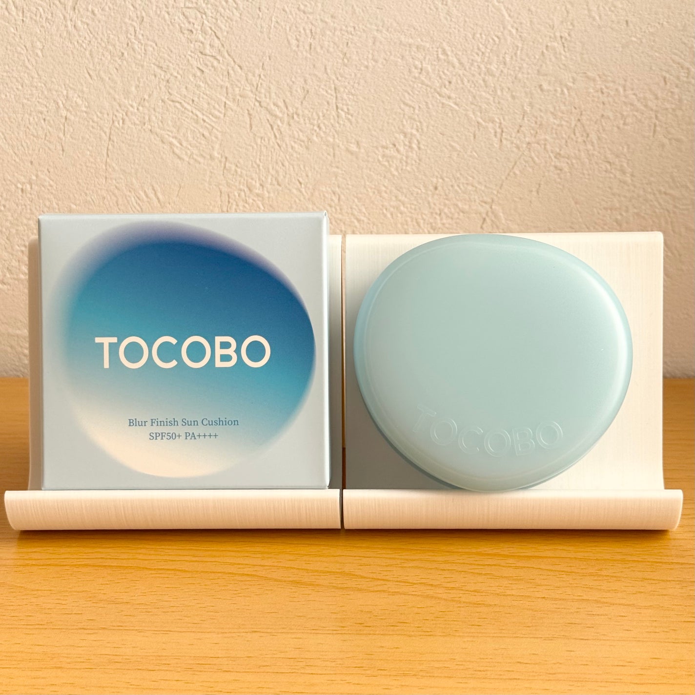 ブラーフィニッシュサンクッション/TOCOBO/日焼け止めパウダーを使ったクチコミ(1枚目)