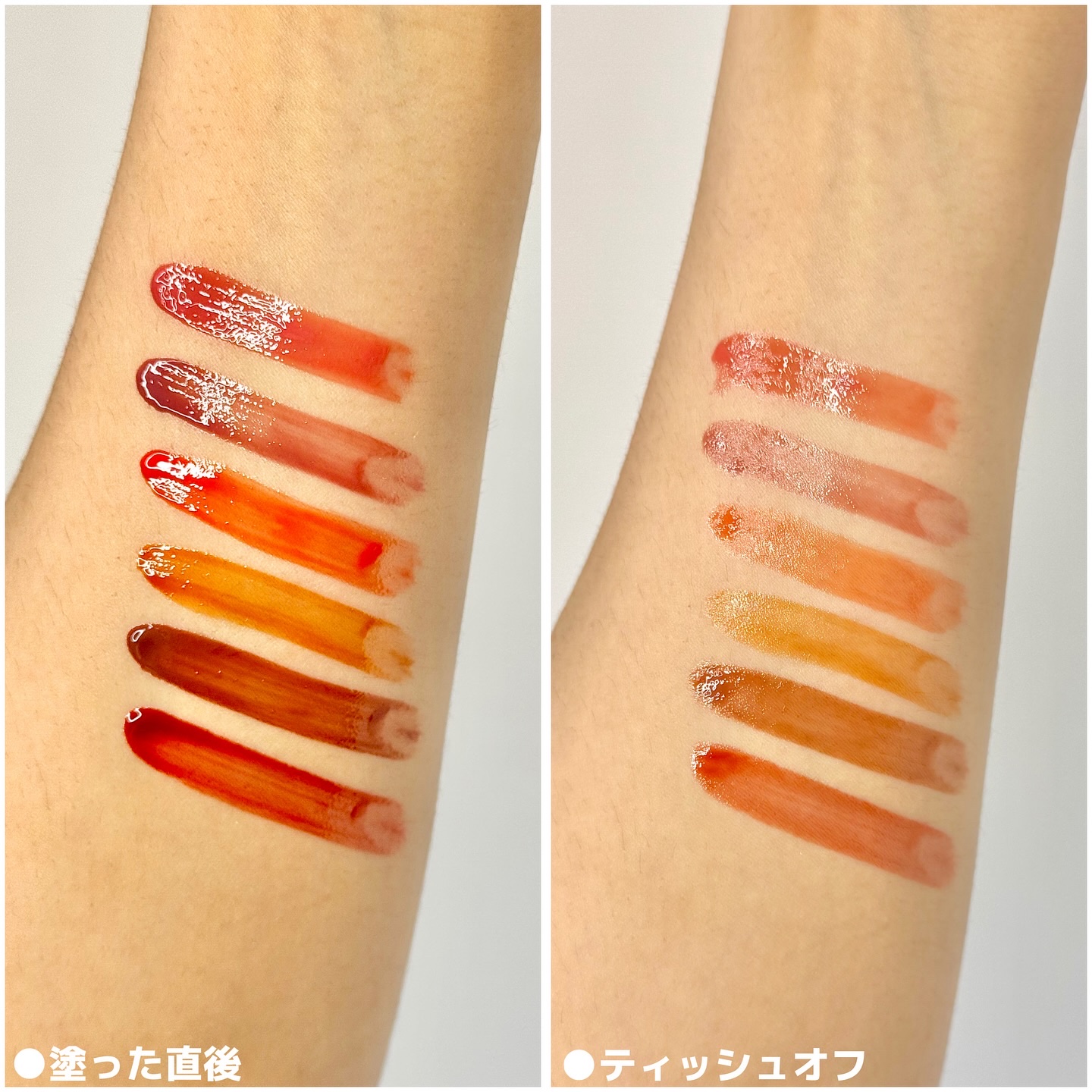 Dewy Syrup Tint/EITHER＆/口紅を使ったクチコミ（3枚目）
