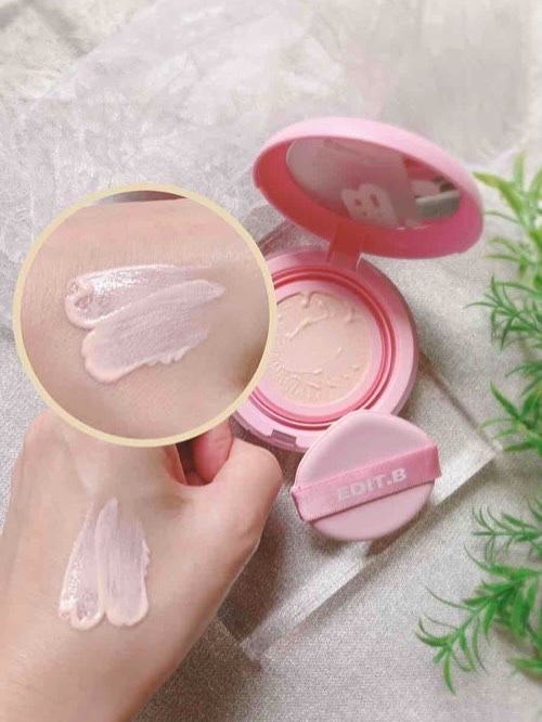 マシュマロトーンアップクッション/EDIT.B/クッションファンデーションを使ったクチコミ（3枚目）