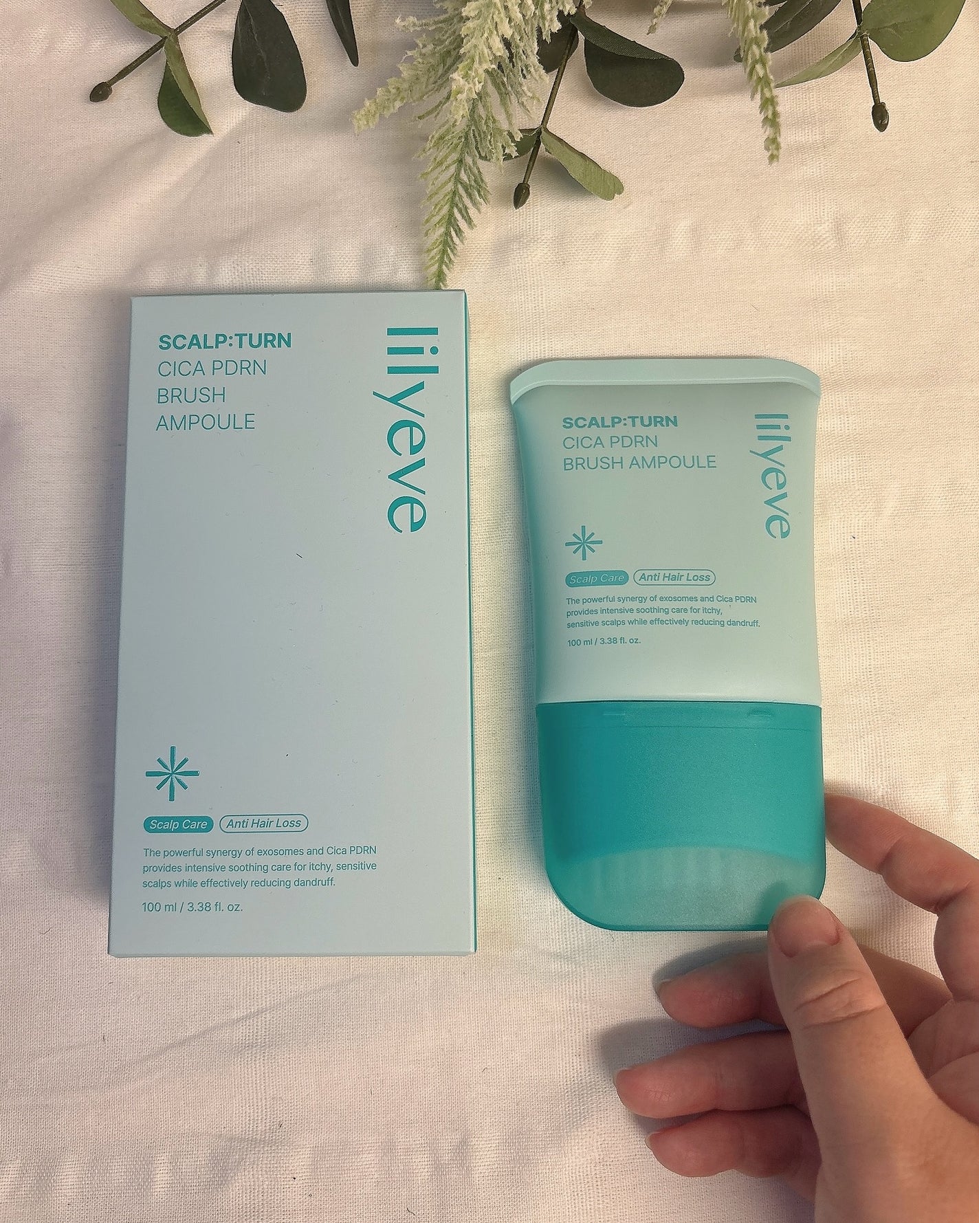 スカルプターンヘアアンプル/リリーイブ/頭皮ローションを使ったクチコミ(5枚目)