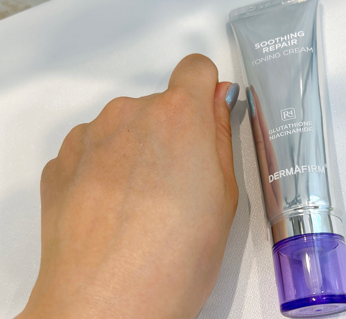 スージングリペア トーニングクリーム/ダーマファーム/フェイスクリームを使ったクチコミ(7枚目)