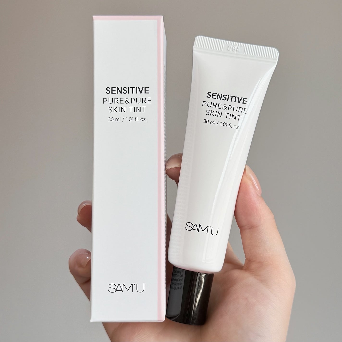 センシティブピュア&ピュアスキンティント/SAM'U/化粧下地を使ったクチコミ(5枚目)