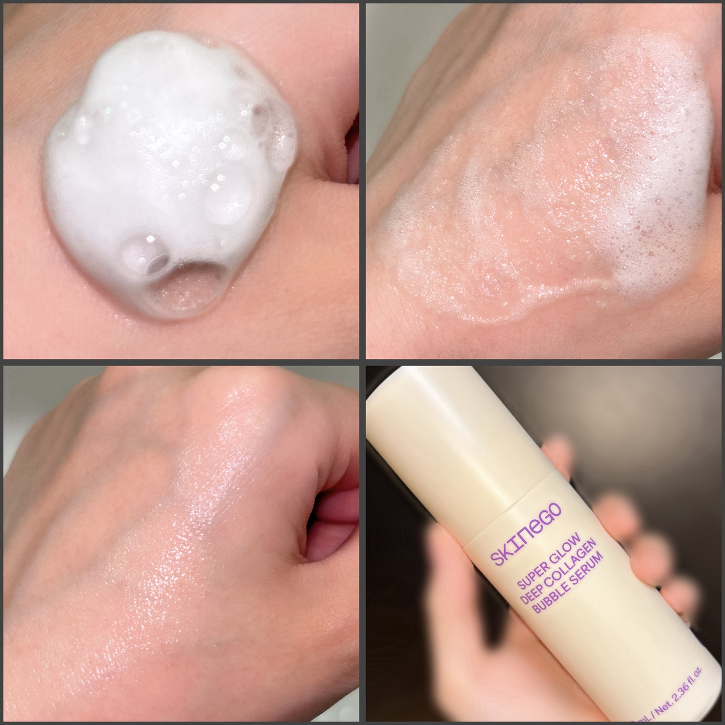 SUPER GLOW DEEP COLLAGEN BUBBLE SERUM/SKINEGO/美容液を使ったクチコミ(3枚目)