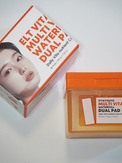 ちなさん on LIPS 「ELTうるおいデュアルパッドを試してみました! 80枚入り P..」(9枚目)