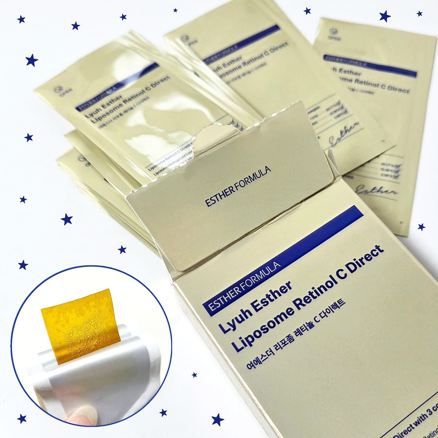 ヨエスターリポソームレチノールCダイレクトフィルム/ESTHER FORMULA/美容サプリメントを使ったクチコミ（1枚目）