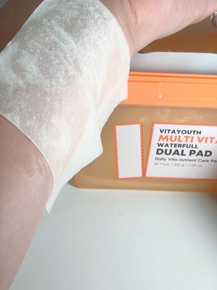 ちなさん on LIPS 「ELTうるおいデュアルパッドを試してみました! 80枚入り P..」(6枚目)