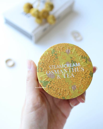 スチームクリーム キンモクセイ&茶/STEAMCREAM/ボディクリームを使ったクチコミ(5枚目)