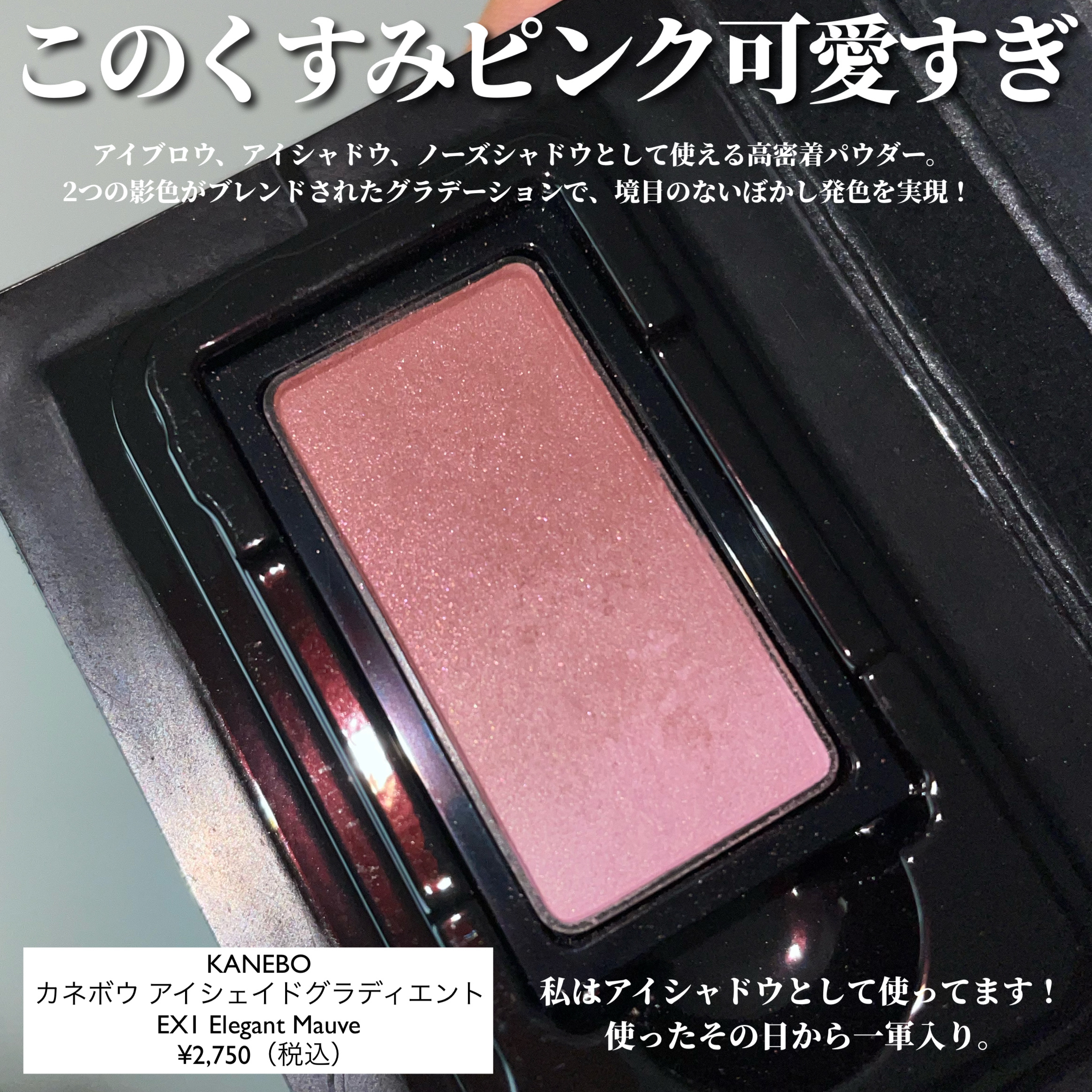 カネボウ アイシェイドグラディエント/KANEBO/パウダーアイブロウを使ったクチコミ（2枚目）