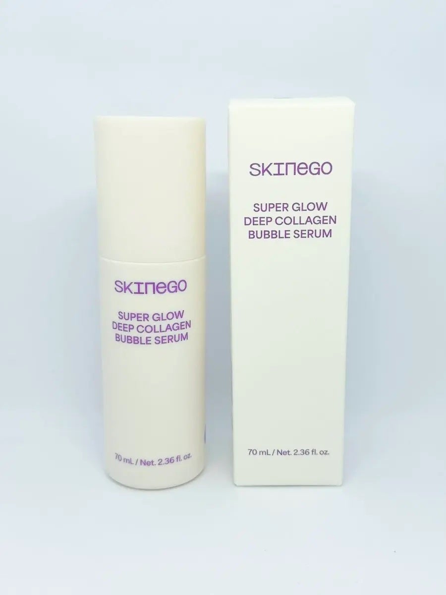 SUPER GLOW DEEP COLLAGEN BUBBLE SERUM/SKINEGO/美容液を使ったクチコミ(3枚目)