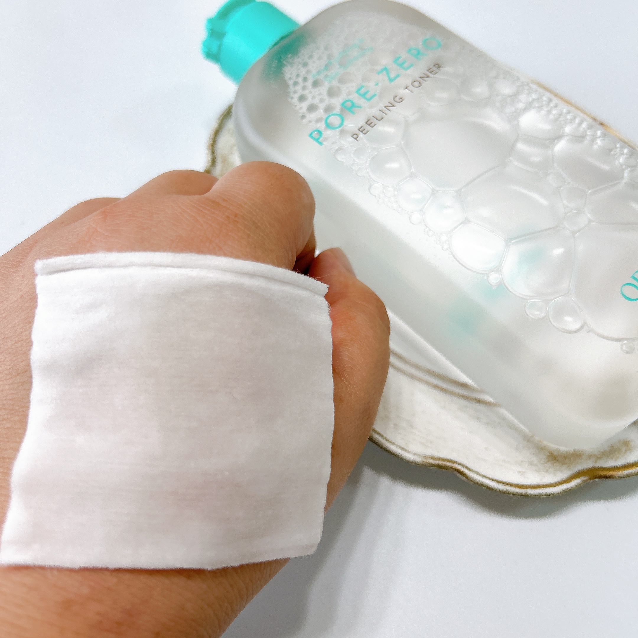 毛穴ゼロピーリングトナー/オブジェ/ピーリングを使ったクチコミ（3枚目）