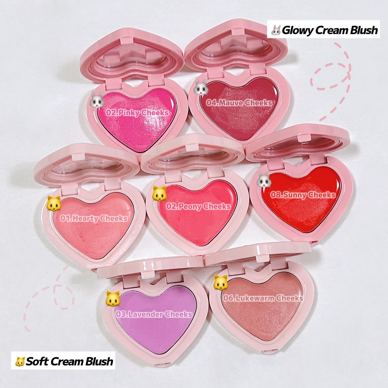 GLOWY CREAM BLUSH/AOU/ジェル・クリームチークを使ったクチコミ（2枚目）