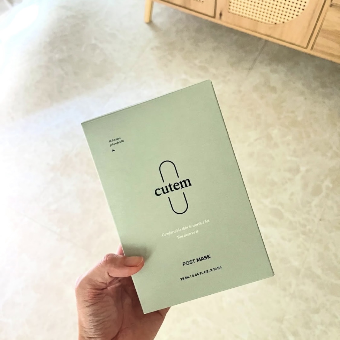 ポストマスク (1set,10ea)/cutem/シートマスク・パックを使ったクチコミ（1枚目）