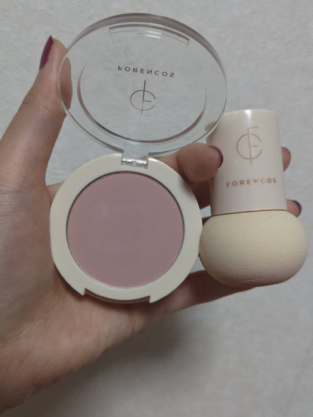 ピュアブラッシャー パフ付き/フォレンコス/パウダーチークを使ったクチコミ（3枚目）