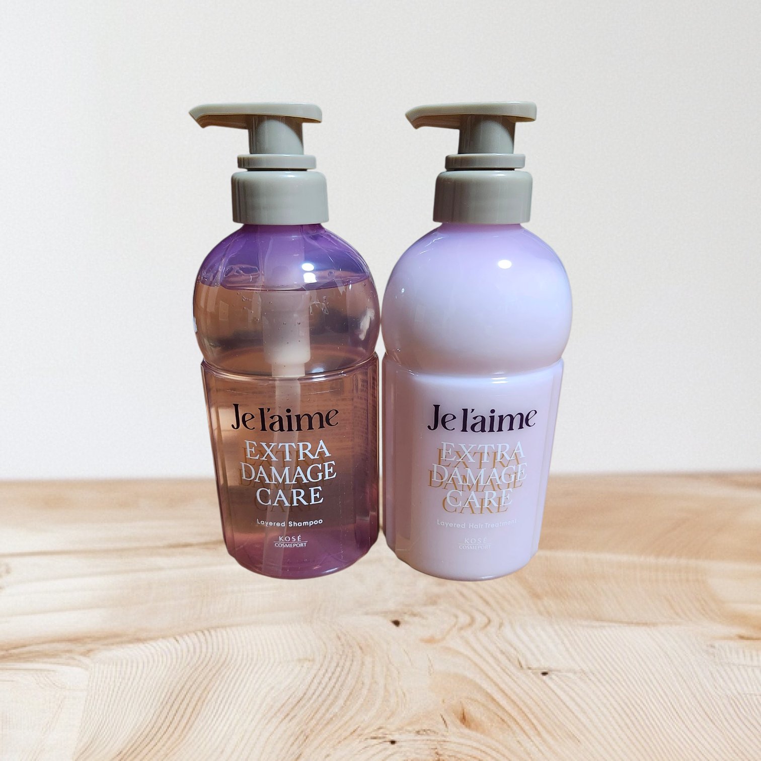 ジュレーム レイヤード シャンプー/ヘアトリートメント （エクストラダメージケア）/Je l'aime/市販シャンプーを使ったクチコミ（1枚目）
