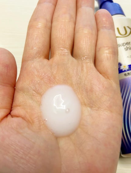 ラックス スーパーリッチシャイン リラックスナイトケア まとまりヘアミルク/LUX/ヘアミルクを使ったクチコミ(2枚目)