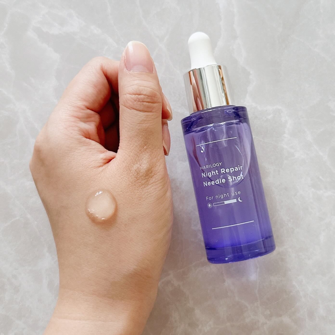 ナイトリペアニードルショット/HARILOGY/美容液を使ったクチコミ(5枚目)