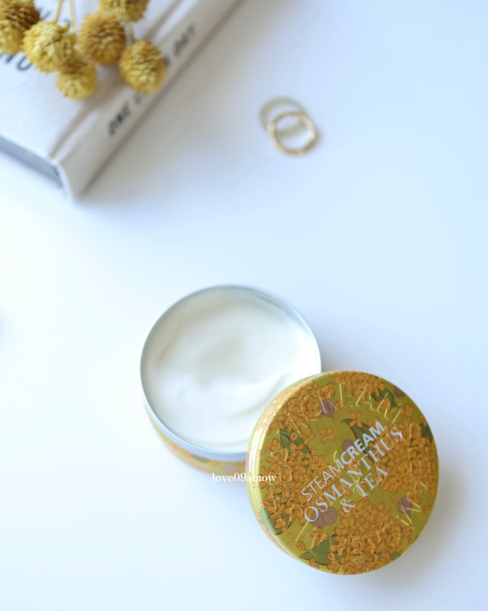 スチームクリーム キンモクセイ＆茶/STEAMCREAM/ボディクリームを使ったクチコミ（3枚目）