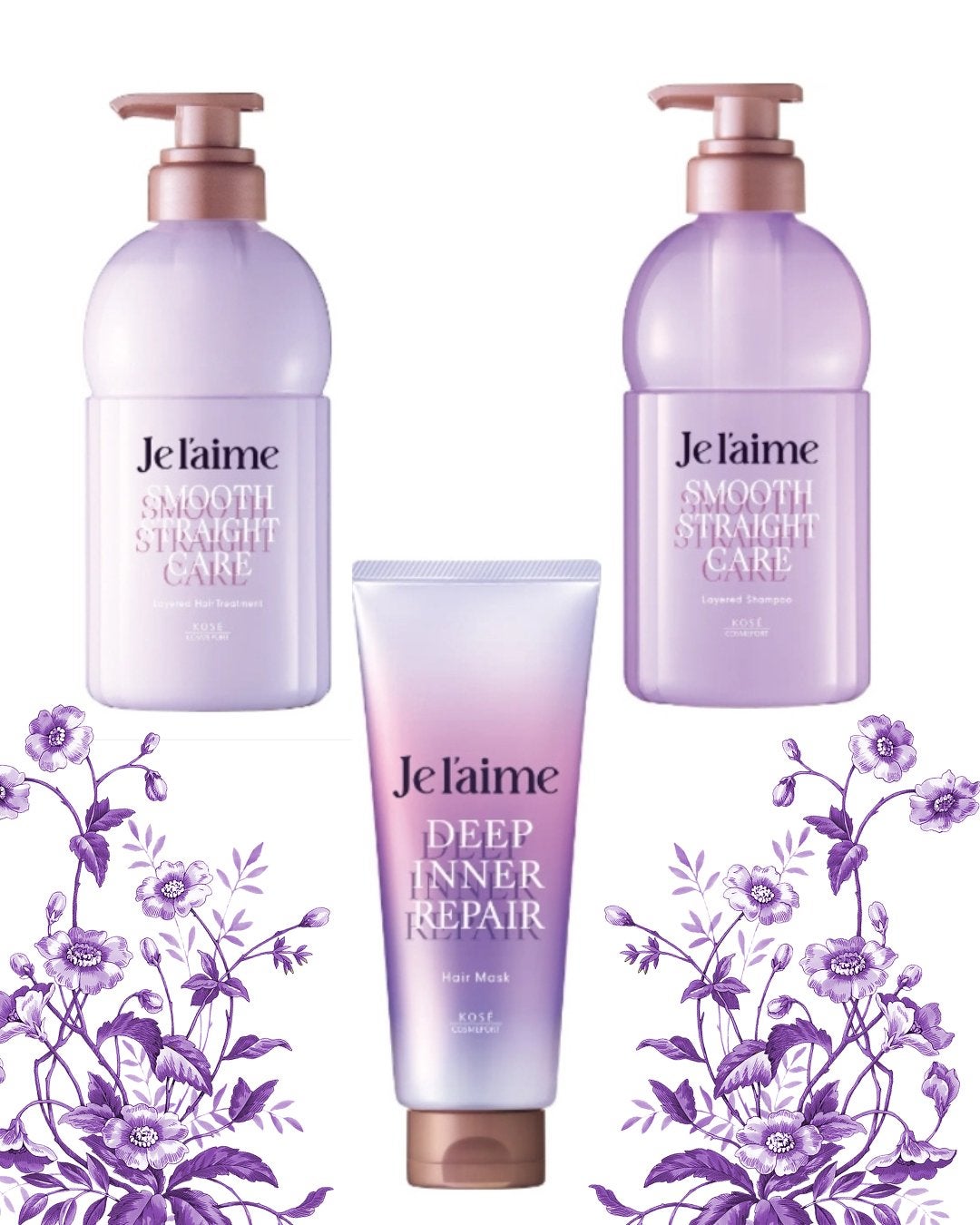 ジュレーム レイヤード シャンプー/ヘアトリートメント(スムースストレートケア)/Je l'aime/市販シャンプーを使ったクチコミ(1枚目)