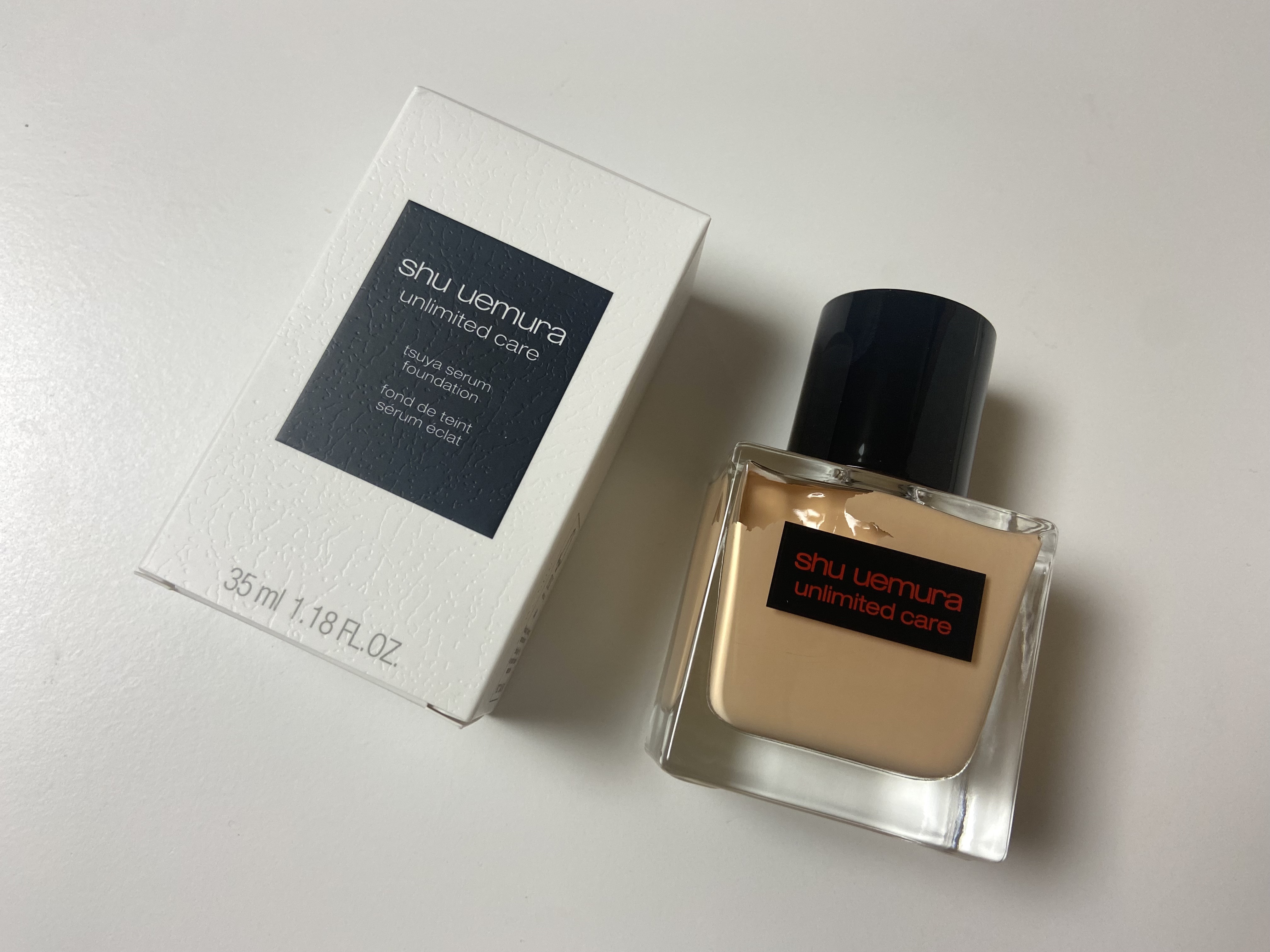 アンリミテッド ケア ツヤ セラム ファンデーション/shu uemura/リキッドファンデーションを使ったクチコミ（1枚目）