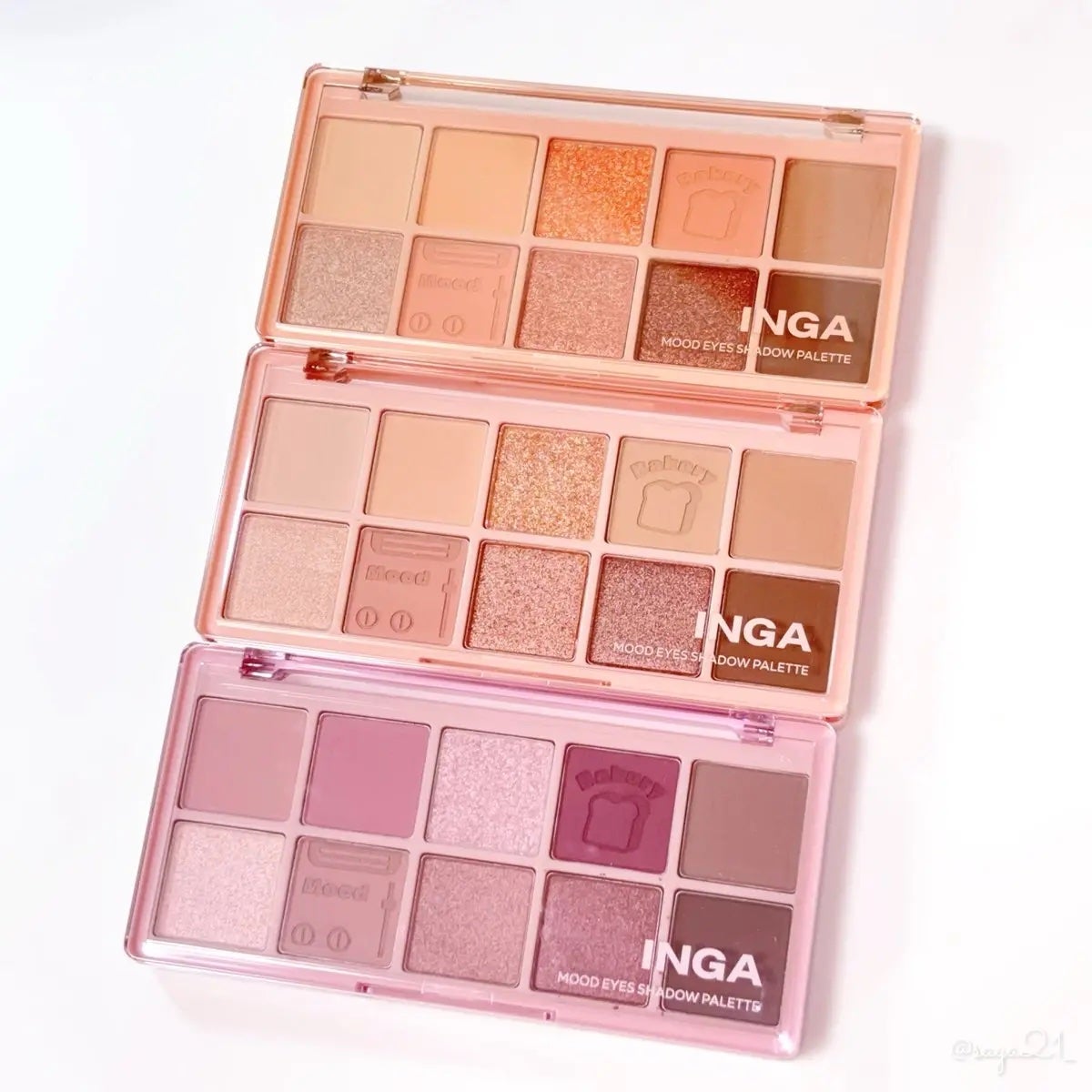 ムードアイズシャドウパレット/INGA/アイシャドウパレットを使ったクチコミ(1枚目)