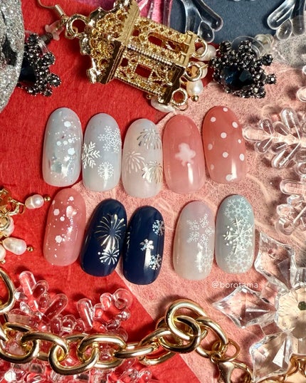 ネイルシール/キャンドゥ/ネイルシールを使ったクチコミ(4枚目)