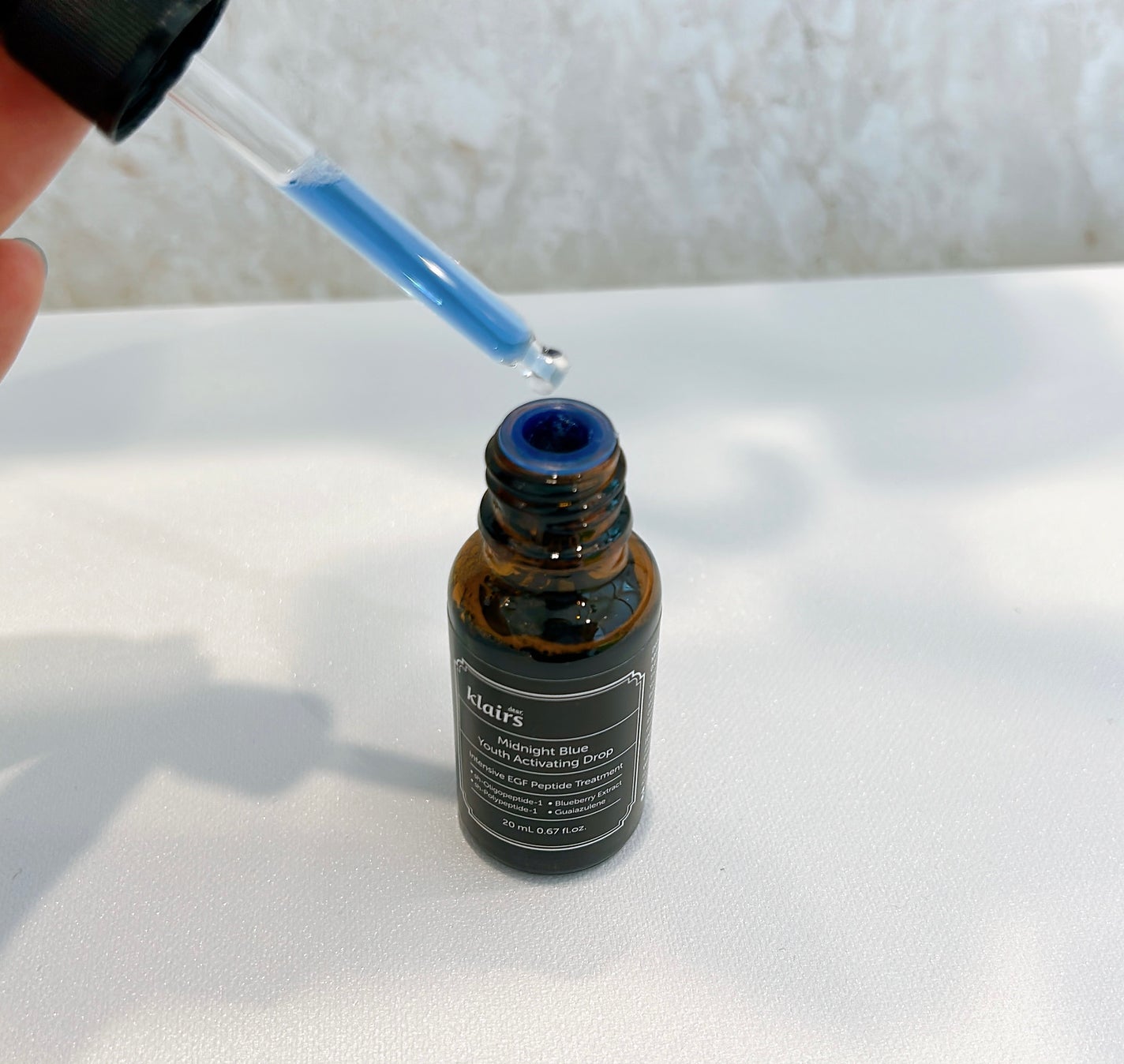 ミッドナイトブルーカーミングクリーム/Klairs/フェイスクリームを使ったクチコミ(4枚目)