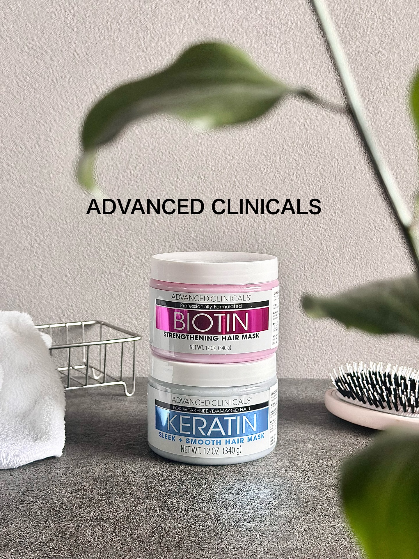 KERATIN スリーク＋スムースヘアマスク/ADVANCED CLINICALS/ヘアマスク・ヘアパックを使ったクチコミ（1枚目）