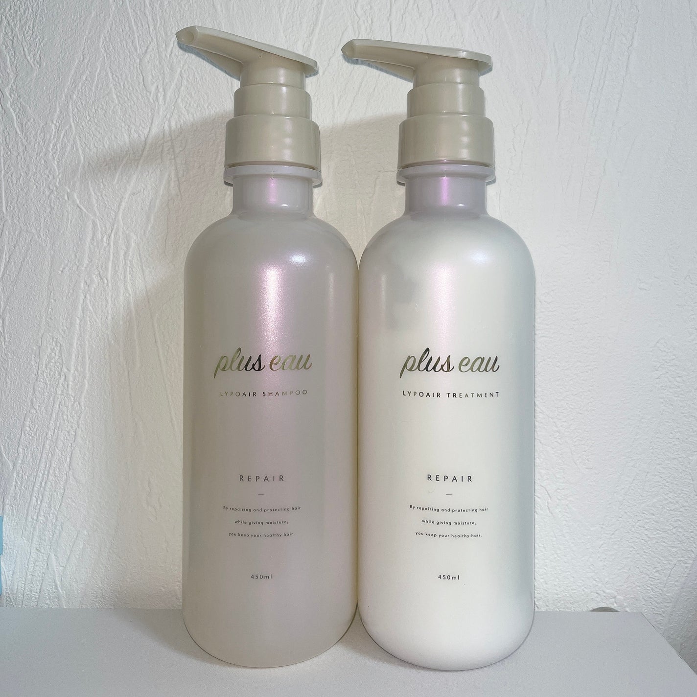 ãªãã¢ã·ã£ã³ããŒ/ãªãã¢ããªãŒãã¡ã³ã/plus eau/åžè²©ã·ã£ã³ããŒã䜿ã£ãã¯ãã³ãïŒ1æç®ïŒ