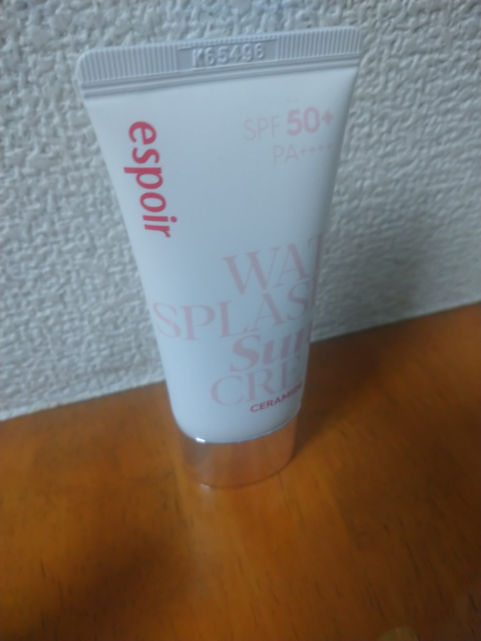 ウォータースプラッシュサンクリーム セラミド/espoir/日焼け止めクリームを使ったクチコミ（1枚目）