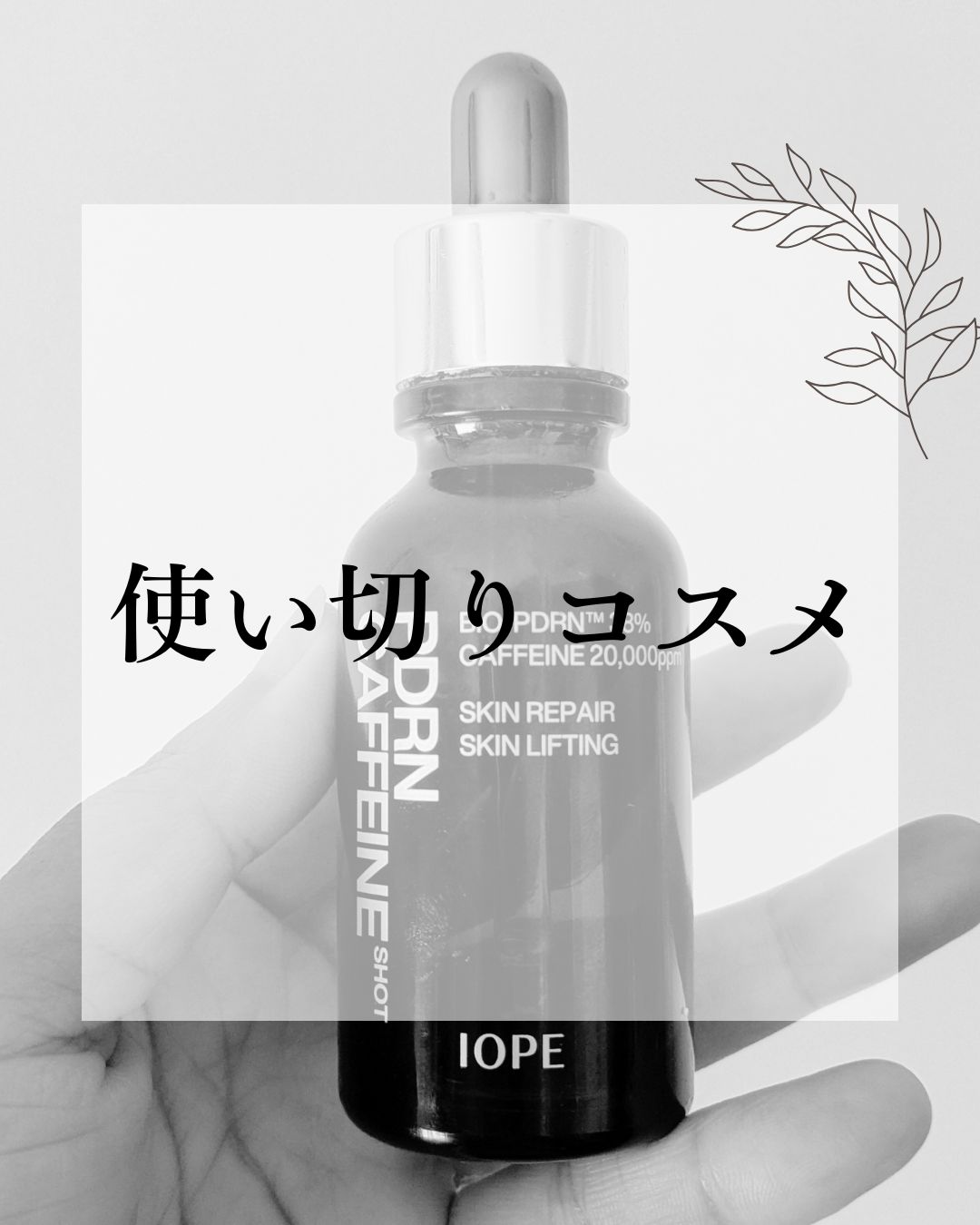 PDRNカフェインショット/IOPE/美容液を使ったクチコミ（1枚目）