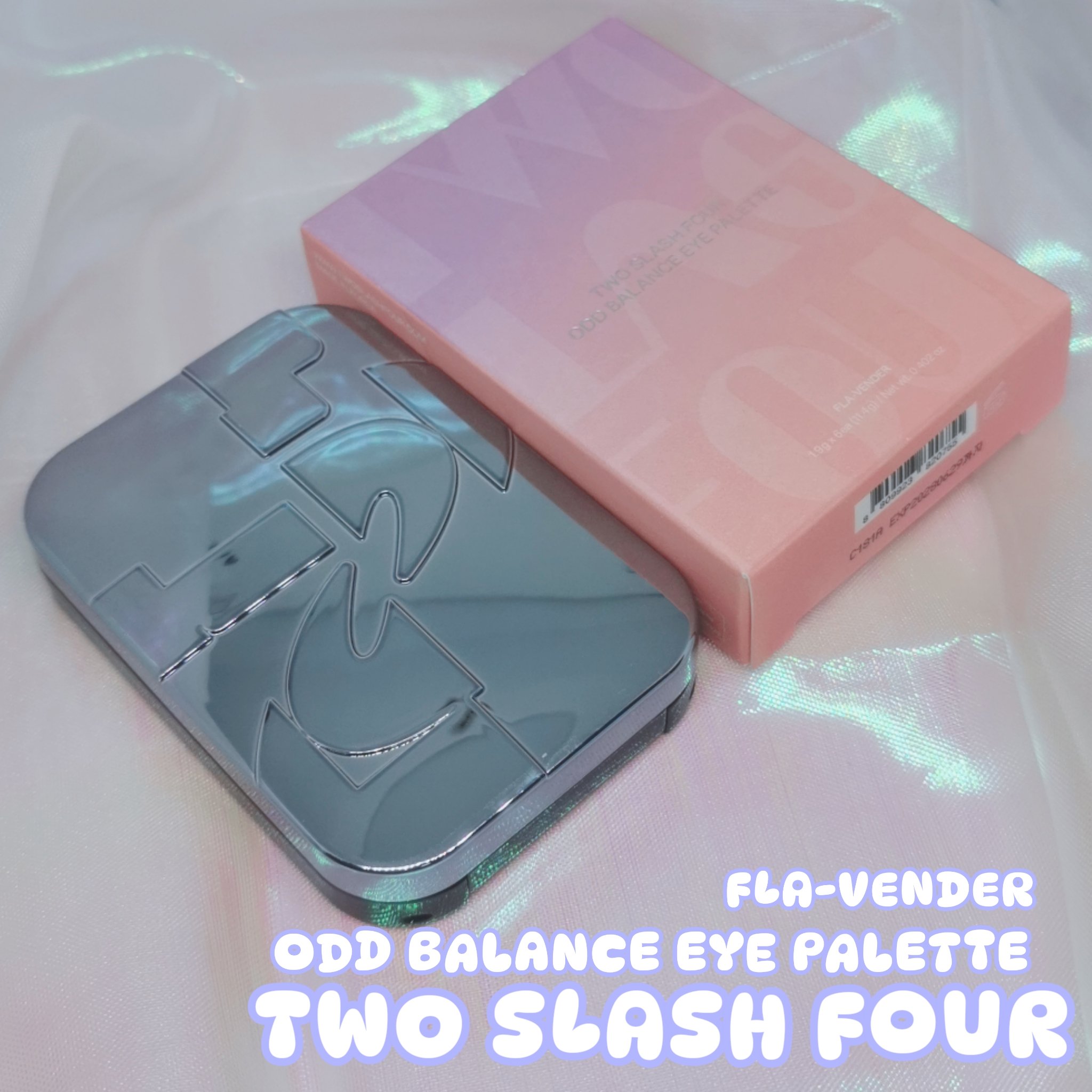 オッドバランスアイパレット/TWO SLASH FOUR/アイシャドウパレットを使ったクチコミ（1枚目）