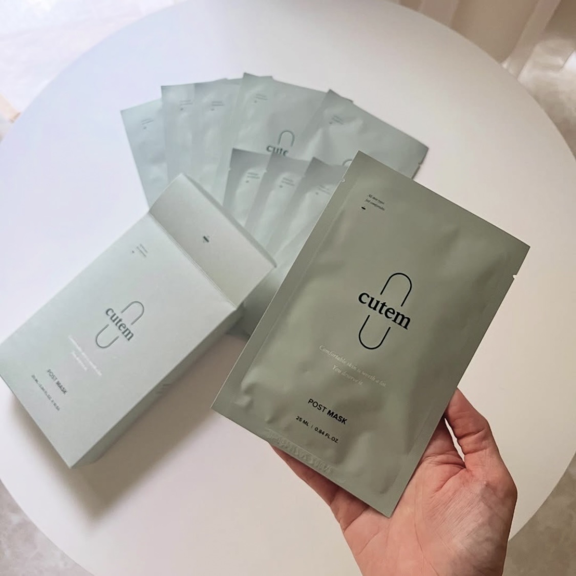 ポストマスク (1set,10ea)/cutem/シートマスク・パックを使ったクチコミ（2枚目）