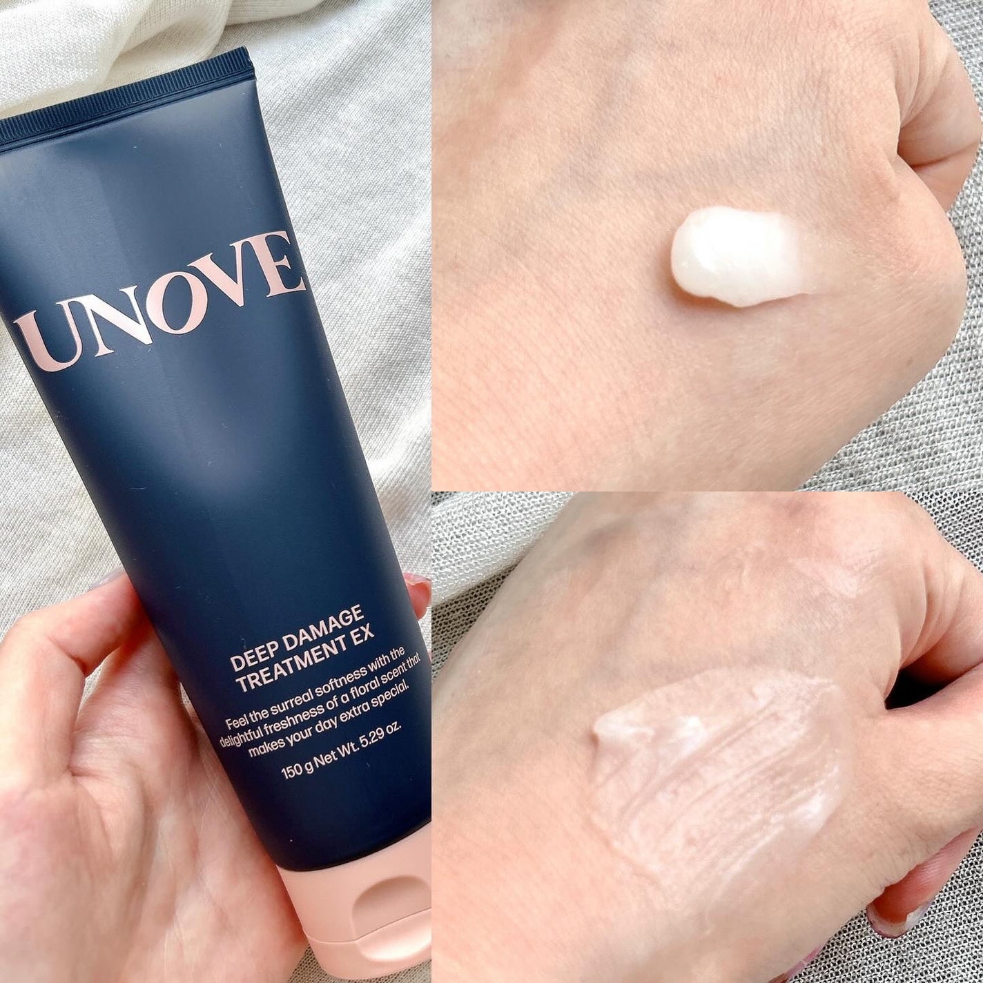 ディープダメージトリートメントEX/UNOVE/洗い流すヘアトリートメントを使ったクチコミ(3枚目)