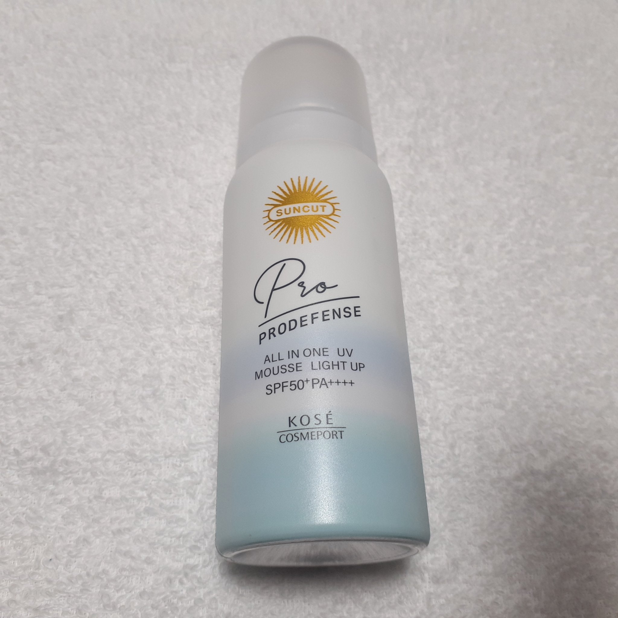 プロディフェンス オールインワンUV ムース（ライトアップ）/サンカット®/日焼け止めクリームを使ったクチコミ（2枚目）