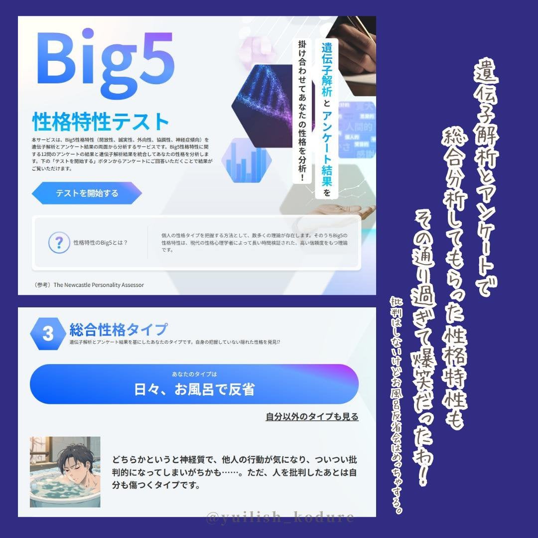 chatGENE/chatGENE/遺伝子検査キットを使ったクチコミ(7枚目)