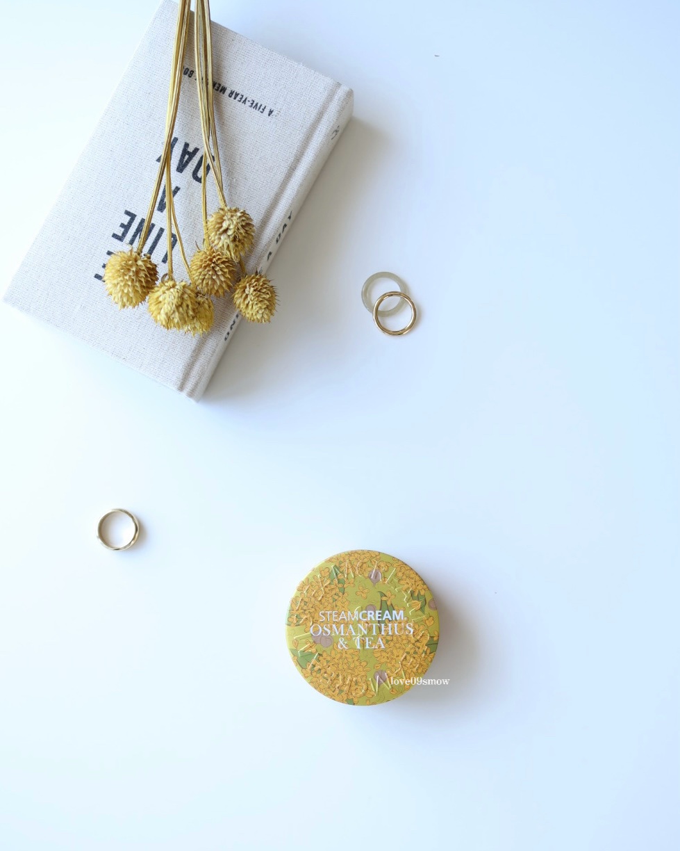 スチームクリーム キンモクセイ＆茶/STEAMCREAM/ボディクリームを使ったクチコミ（1枚目）