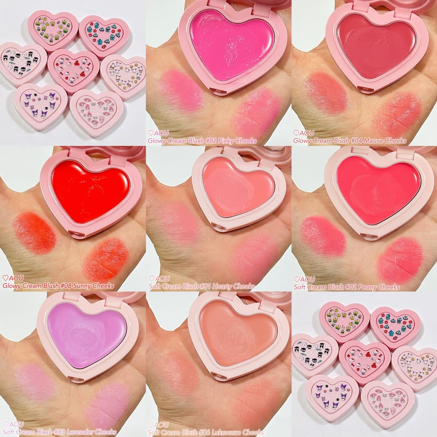 GLOWY CREAM BLUSH/AOU/ジェル・クリームチークを使ったクチコミ（3枚目）