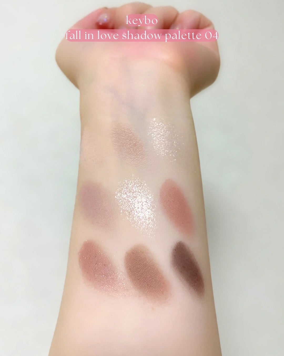 KEYBO FALL IN LOVE SHADOW PALETTE/keybo/アイシャドウパレットを使ったクチコミ(9枚目)
