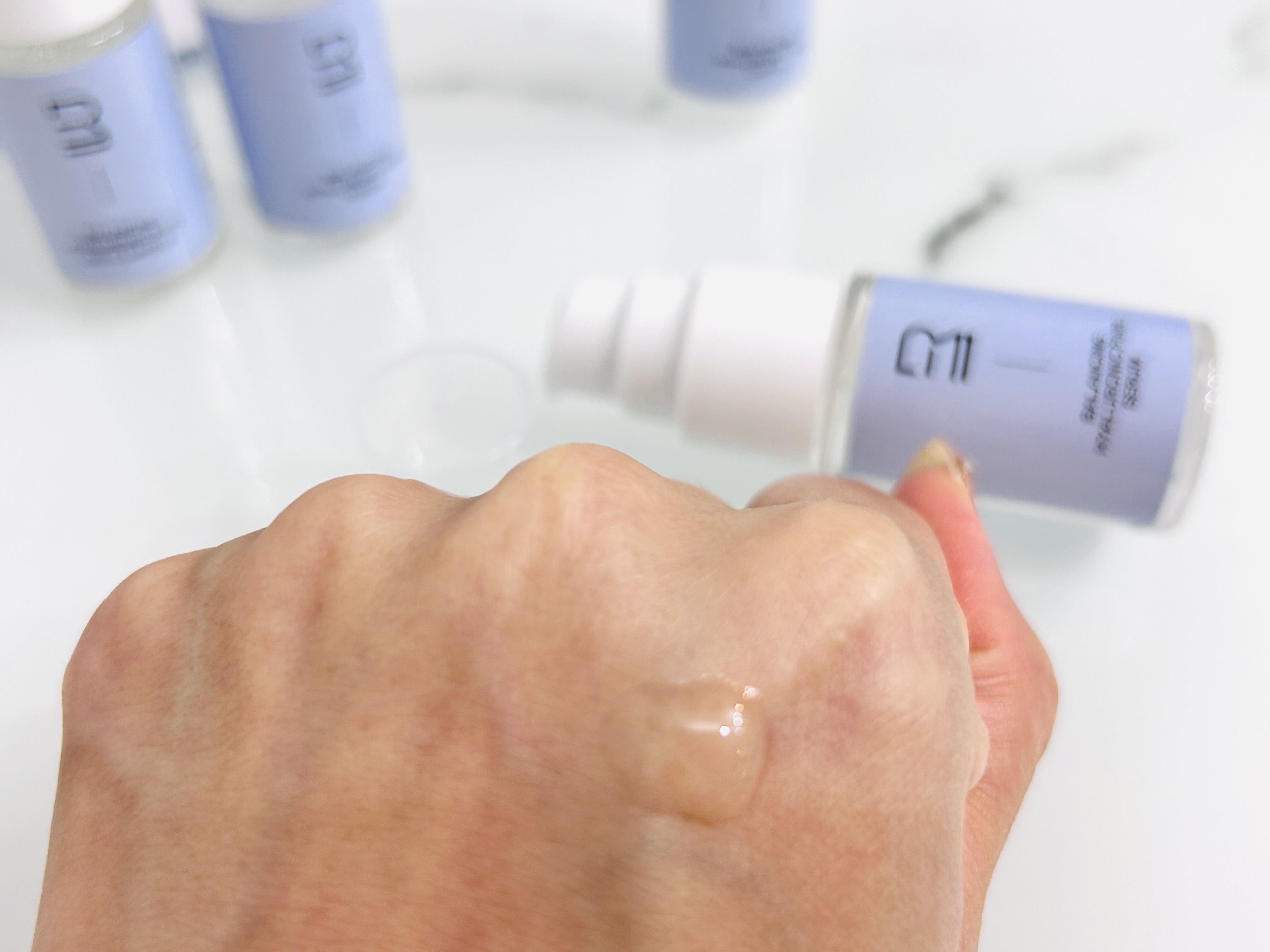 バランシング ヒアルロニック ピュア トラベルキット/Roume/トライアルキットを使ったクチコミ（2枚目）