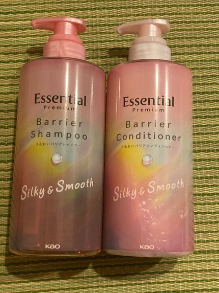 エッセンシャルプレミアム バリアシャンプー・コンディショナー シルキー&スムース/エッセンシャル/市販シャンプーを使ったクチコミ(1枚目)