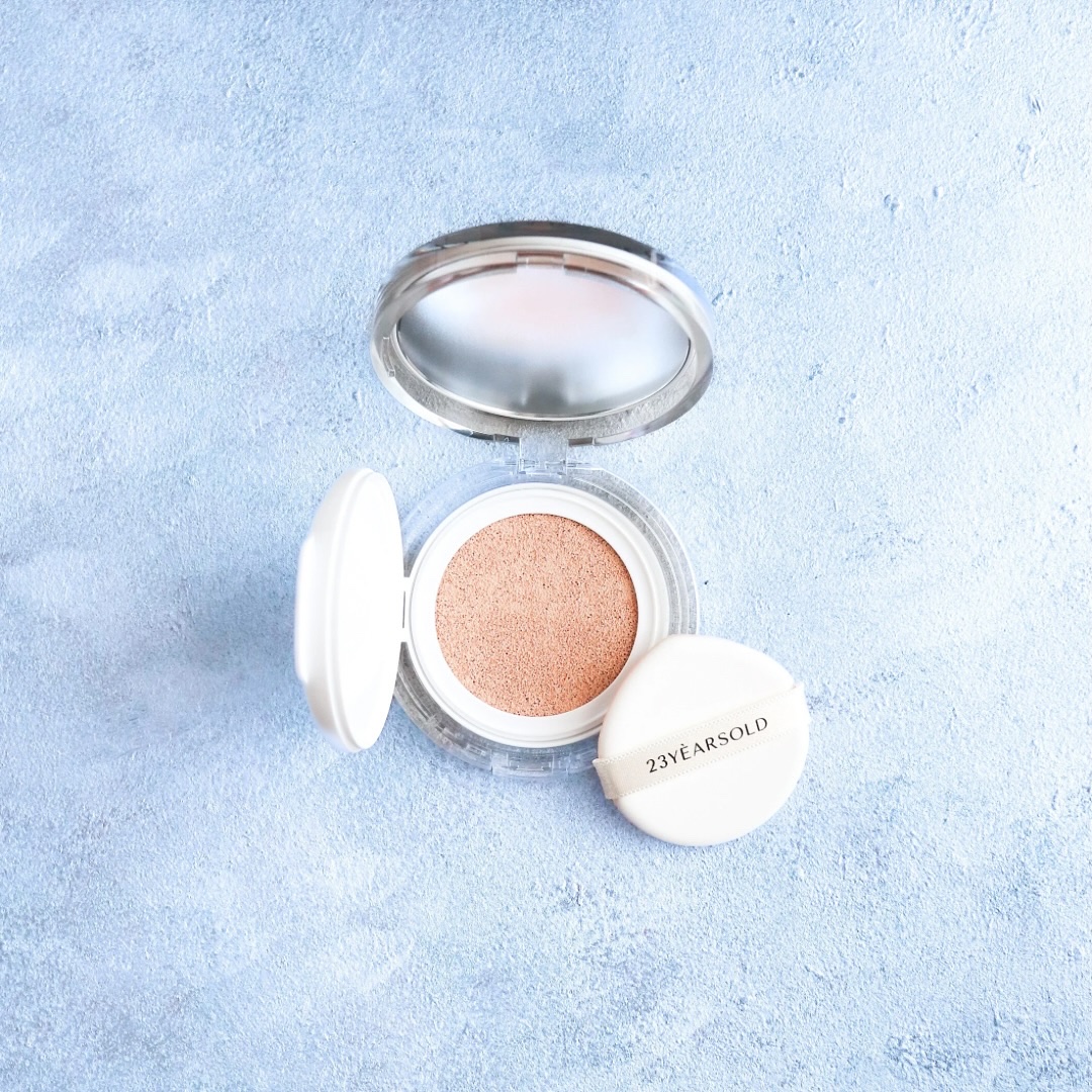 ハートリーフシーンカバークッション/23years old/クッションファンデーションを使ったクチコミ（3枚目）