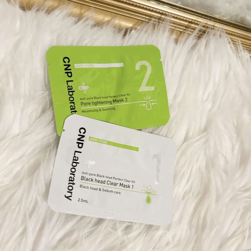 アンチポアブラックヘッドパーフェクトクリアキット/CNP Laboratory/シートマスク・パックを使ったクチコミ（1枚目）