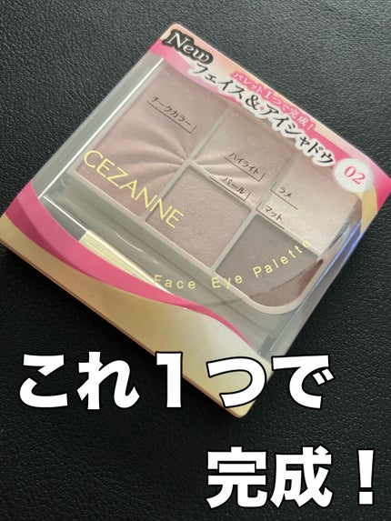 フェイスアイパレット/CEZANNE/アイシャドウを使ったクチコミ(1枚目)
