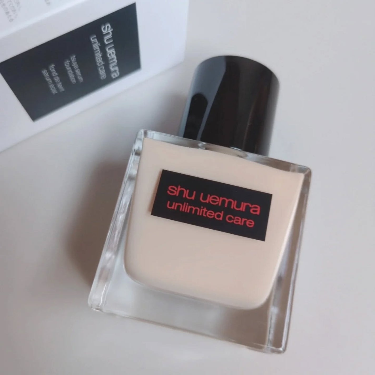 アンリミテッド ケア ツヤ セラム ファンデーション/shu uemura/リキッドファンデーションを使ったクチコミ(6枚目)